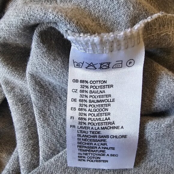 Men's Grey/Purple H&M Short sleeve Golf Shirt, Size Small - Picture 11 of 13